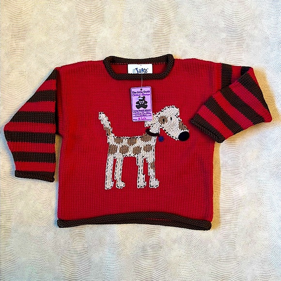 Jake Other - 🐾🐶🐾Jake Red And Brown Puppy Sweater🐾🐶🐾